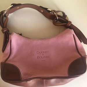 Dooney & Bourke pink pebble suede bag